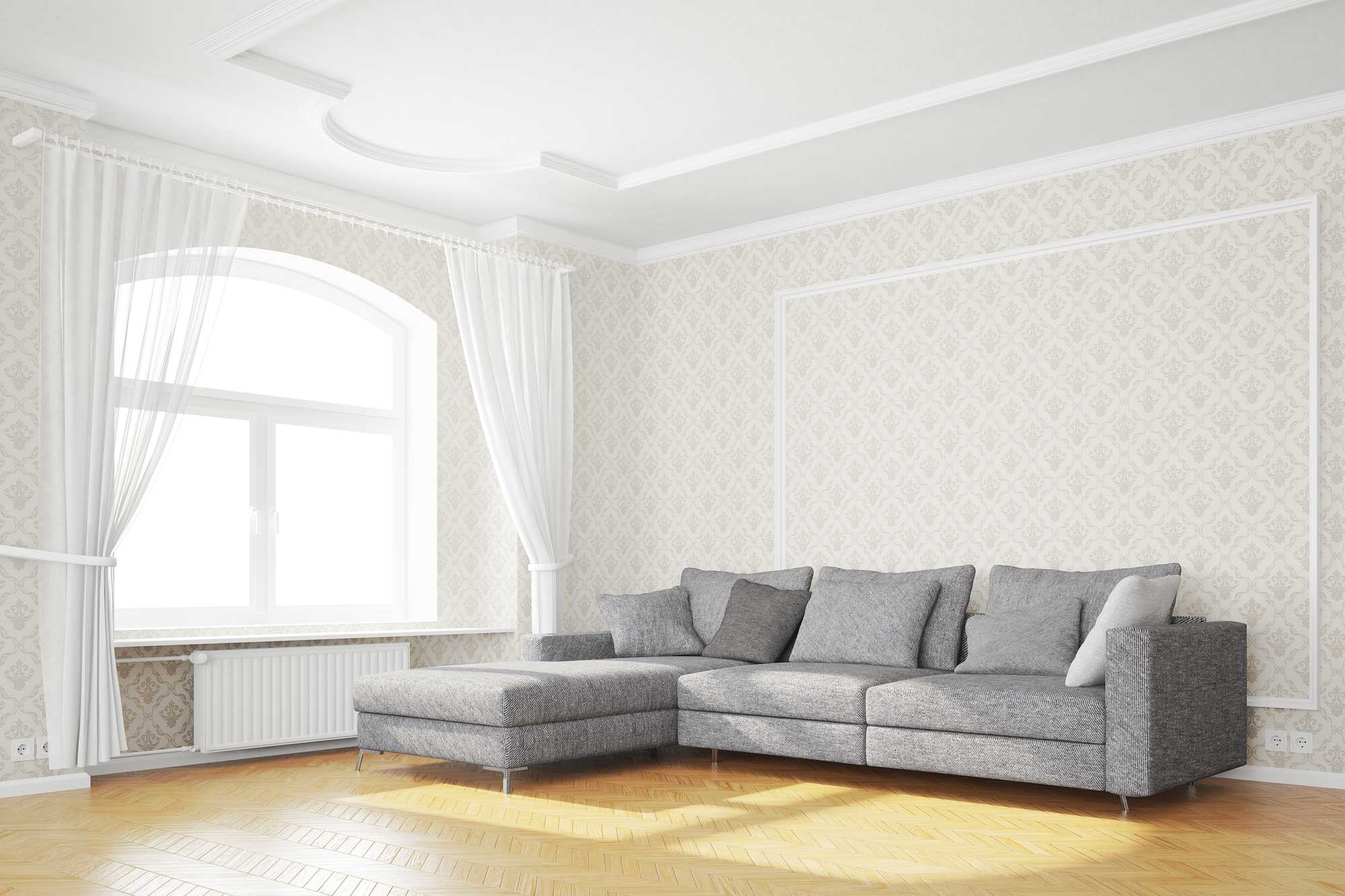Lavagem de cortinas sem remover da janela